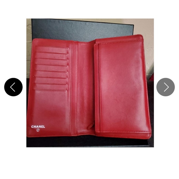 Authentic Pre-loved Lambskin Camellia CC Long Wallet - Picture 2 of 11